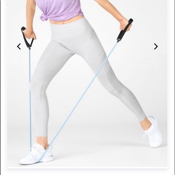 Fabletics Sync High-Waisted Perforated 7/8 Leggings - Picture 1 of 13